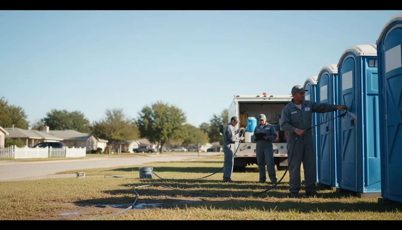 Long-Term Portable Toilet Rental in Elnora, IN near me